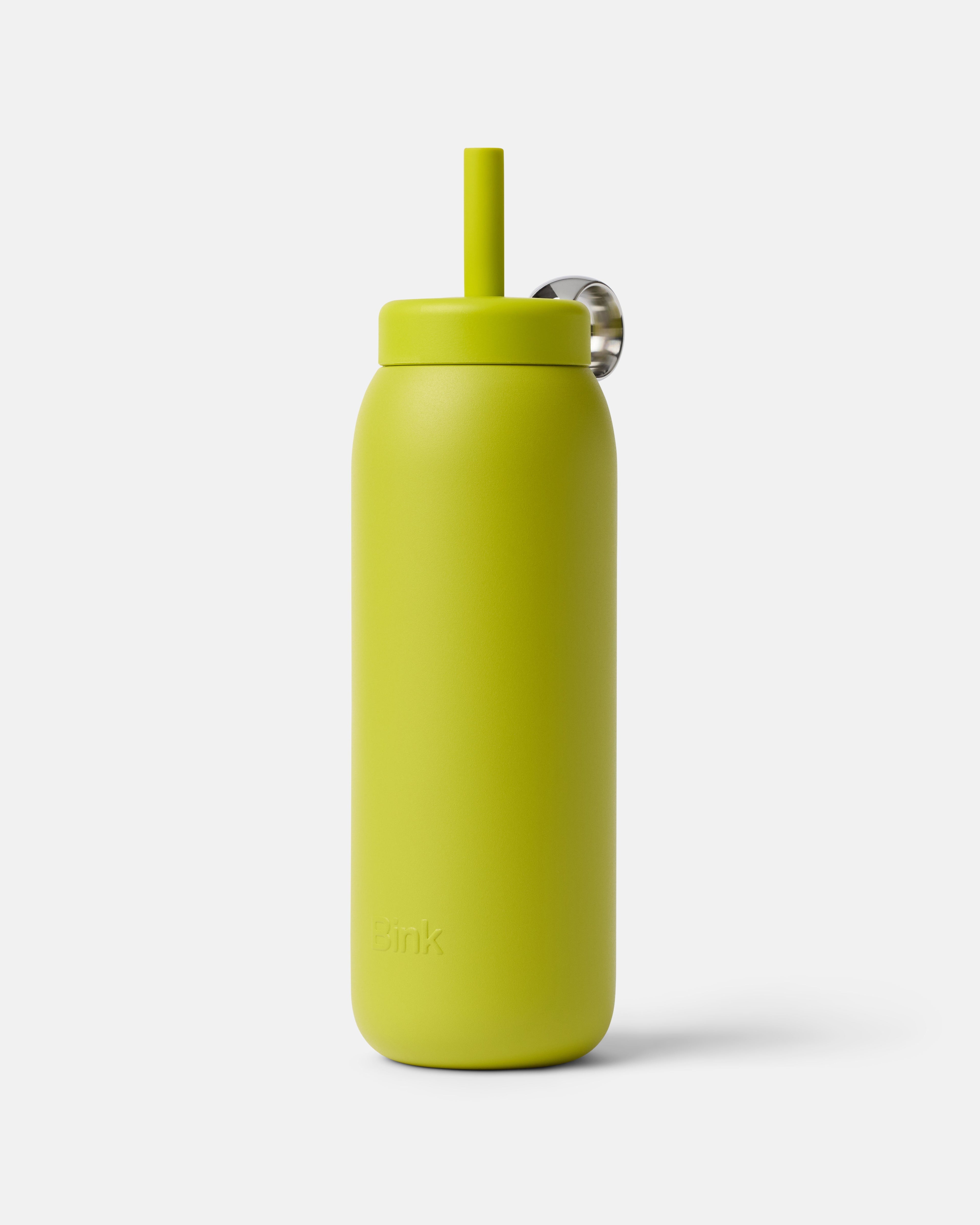 Stainless Straw Cap 24oz Chartreuse